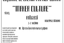 Gençmimar.ist’ten Maker Culture Atölyesi’ne Çağrı
